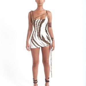 MATTE BRAND MINI DRESS